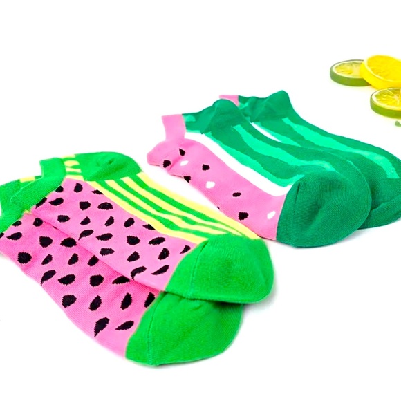 2 Pairs Watermelon Socks - Picture 4 of 4